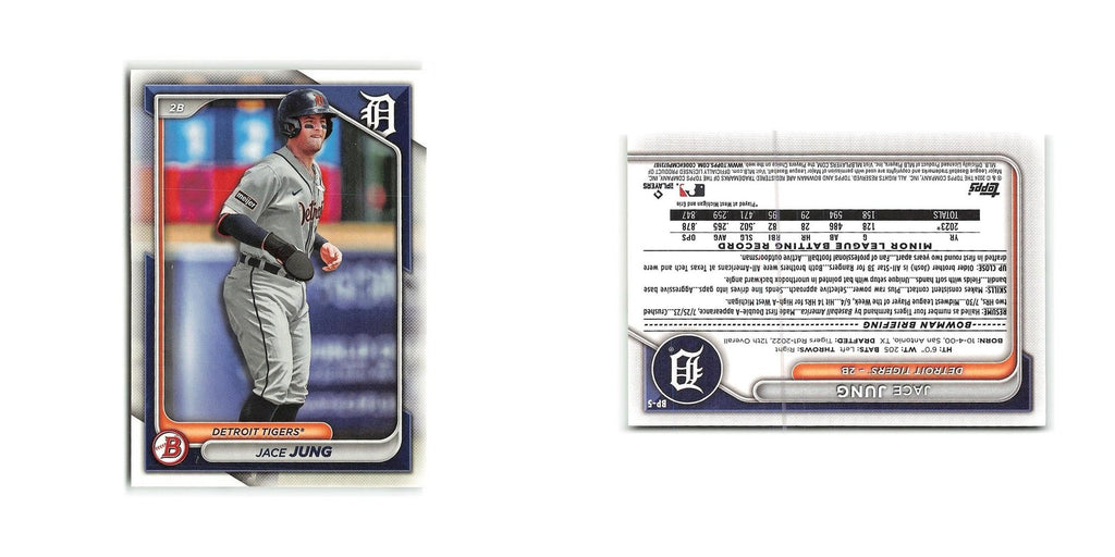 Jace Jung 2024 Bowman Prospects #BP-5 Detroit Tigers Baseball Card NM