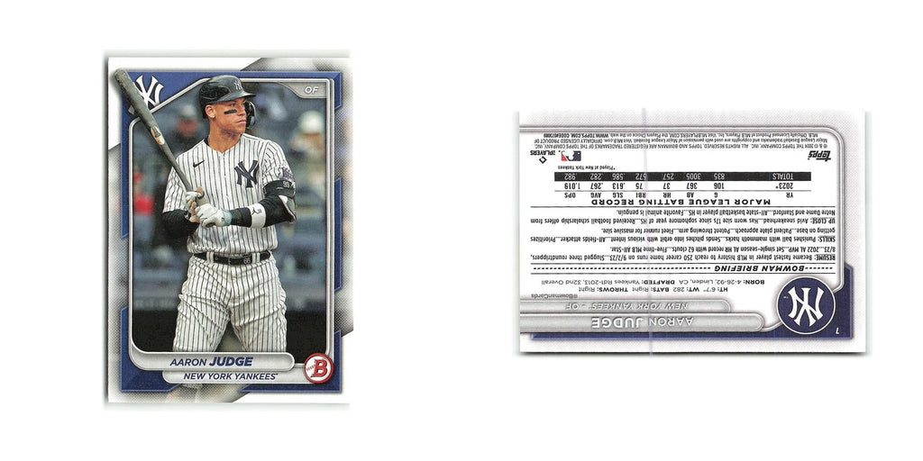 Aaron Judge 2024 Bowman #7 New York Yankees Baseball Card NM
