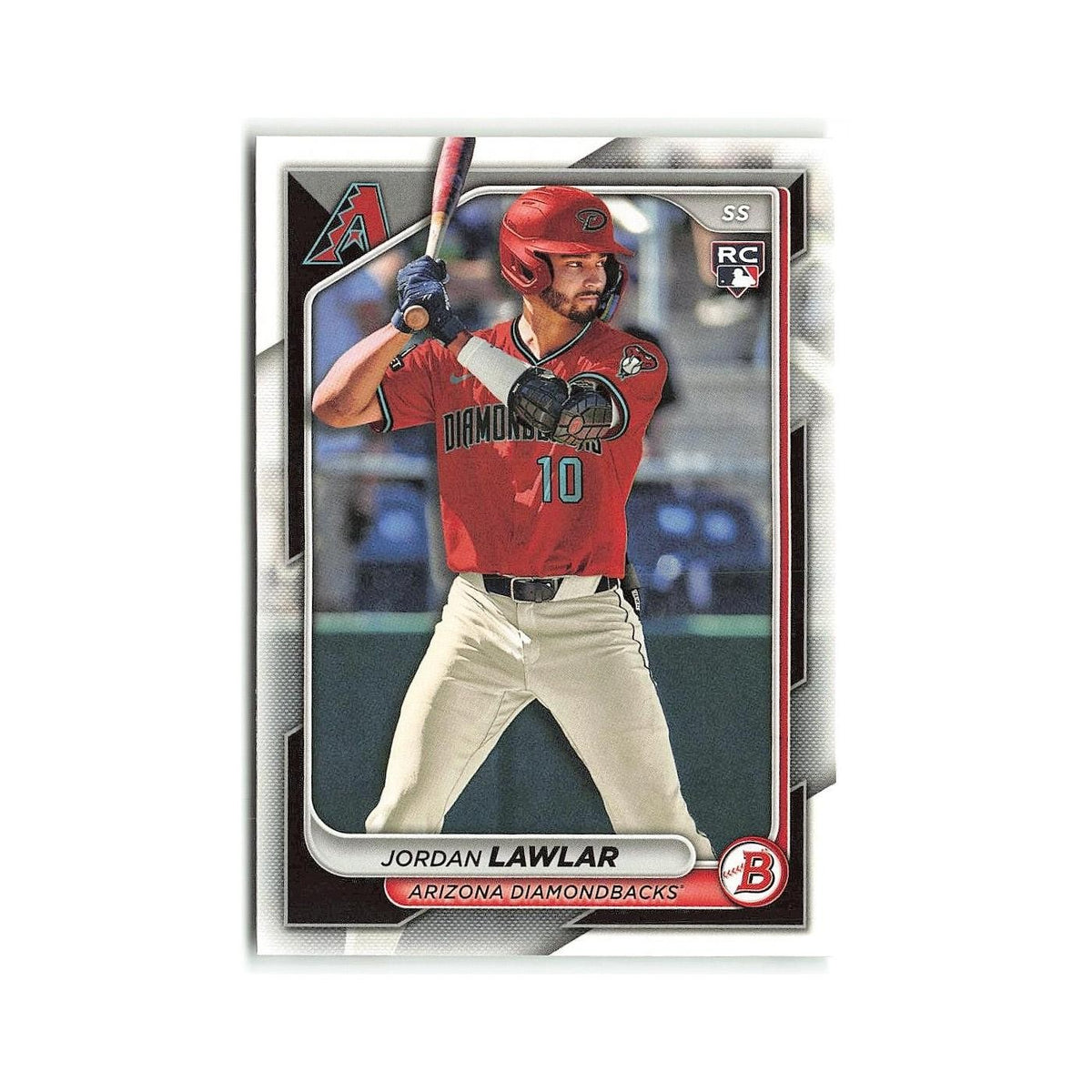 Jordan Lawlar Rookie 2024 Bowman #96 Arizona Diamondbacks Baseball Card NM