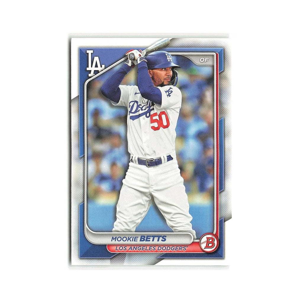 Mookie Betts 2024 Bowman #40 Los Angeles Dodgers Baseball Card NM