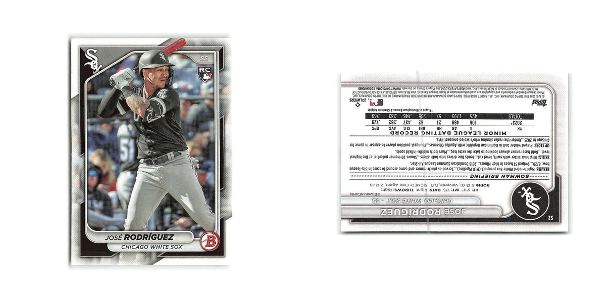 Jose Rodriguez 2024 Bowman #52 Chicago White Sox Baseball Card NM