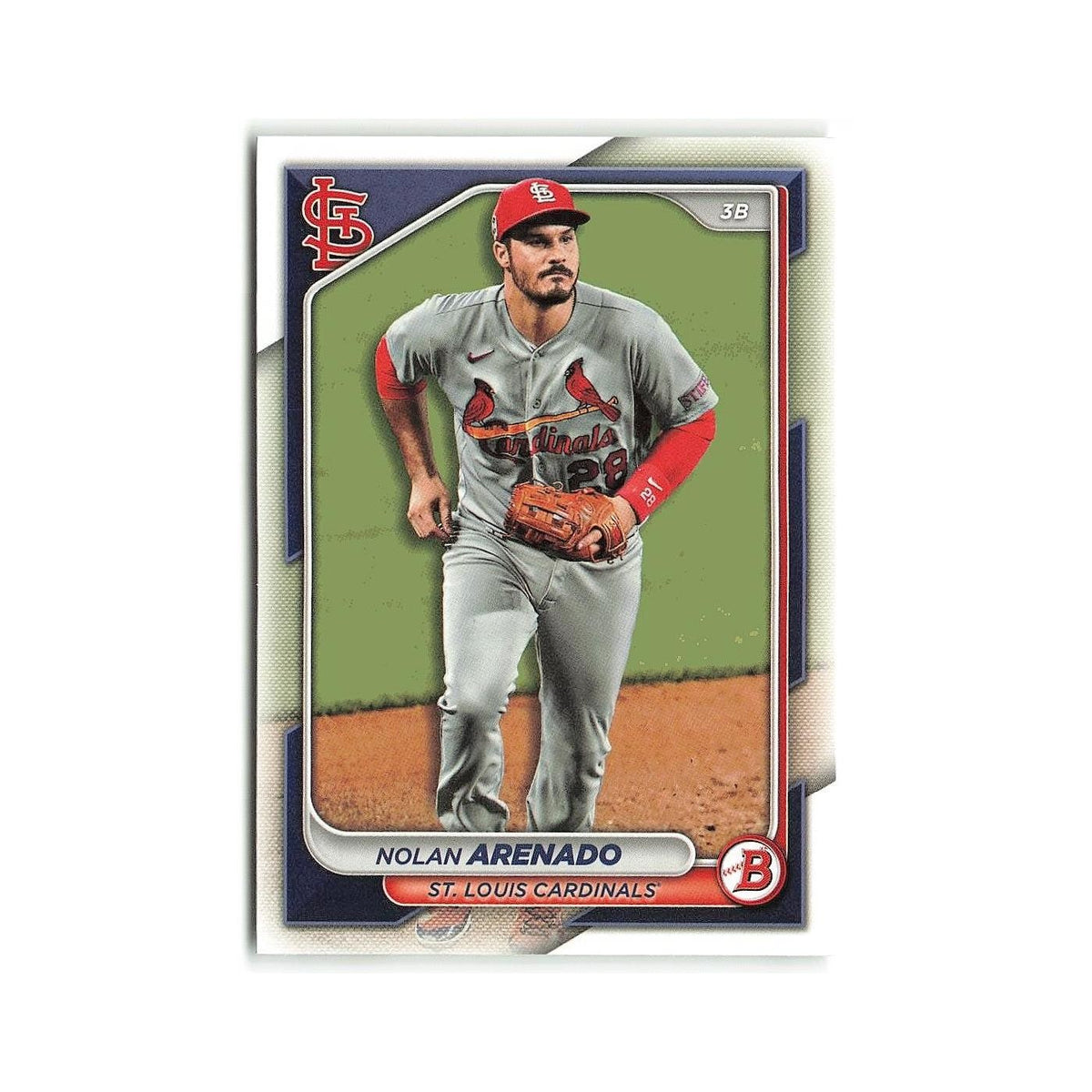 Nolan Arenado 2024 Bowman #47 St. Louis Cardinals Baseball Card NM