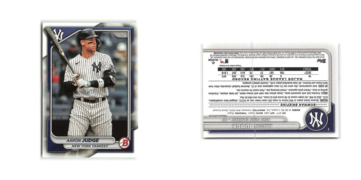 Aaron Judge 2024 Bowman #7 New York Yankees Baseball Card NM
