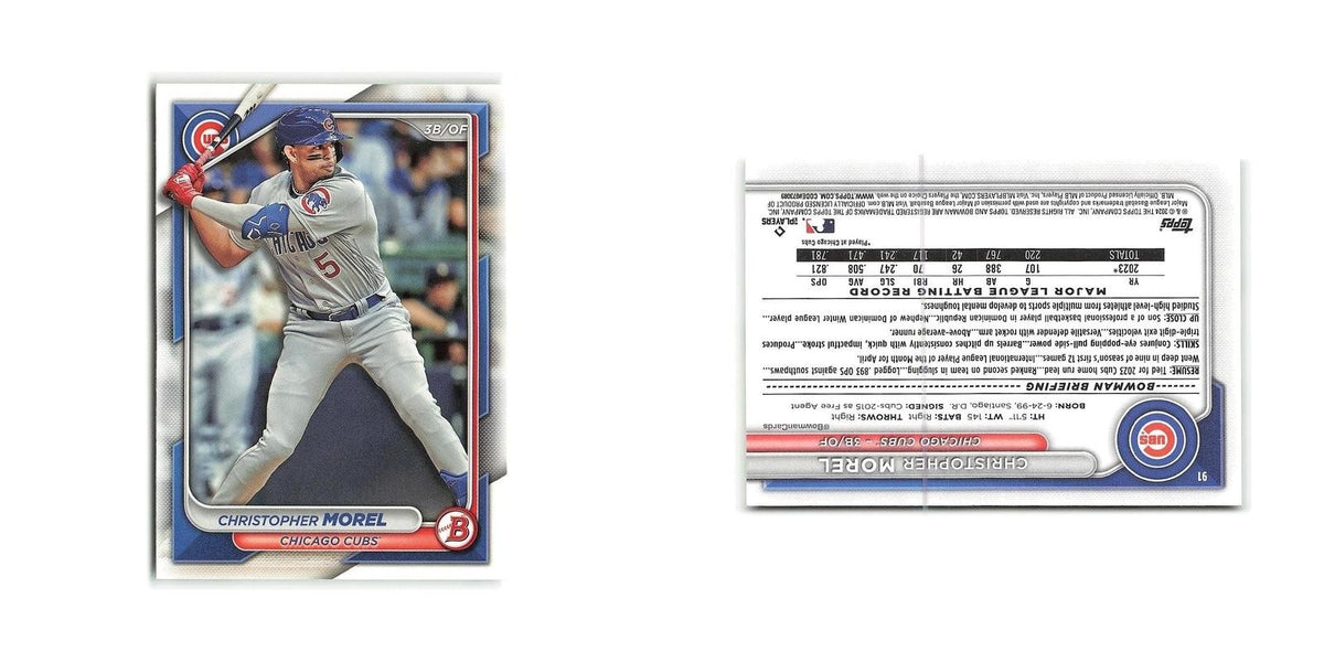 Christopher Morel 2024 Bowman #91 Chicago Cubs Baseball Card NM