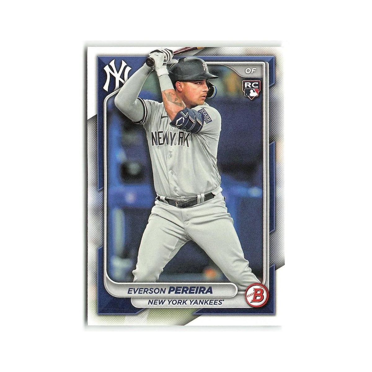 Everson Pereira Rookie 2024 Bowman #93 New York Yankees Baseball Card NM