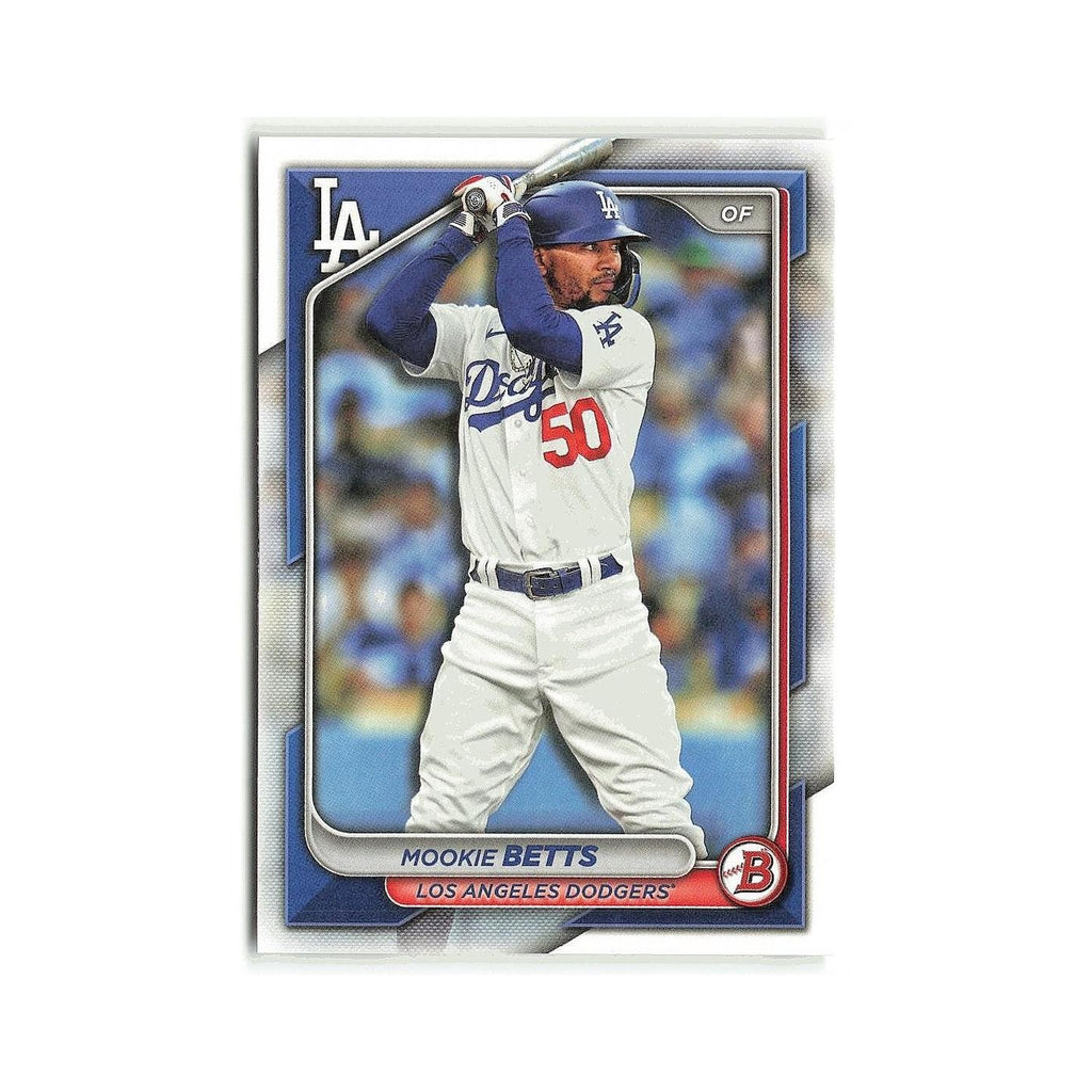 Mookie Betts 2024 Bowman #40 Los Angeles Dodgers Baseball Card NM