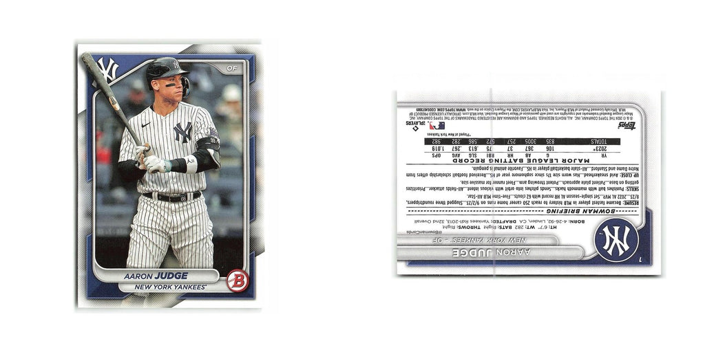 Aaron Judge 2023 Bowman #1 New York Yankees Baseball Card NM