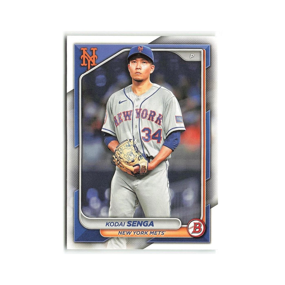 Kodai Senga 2024 Bowman #1 New York Mets Baseball Card NM