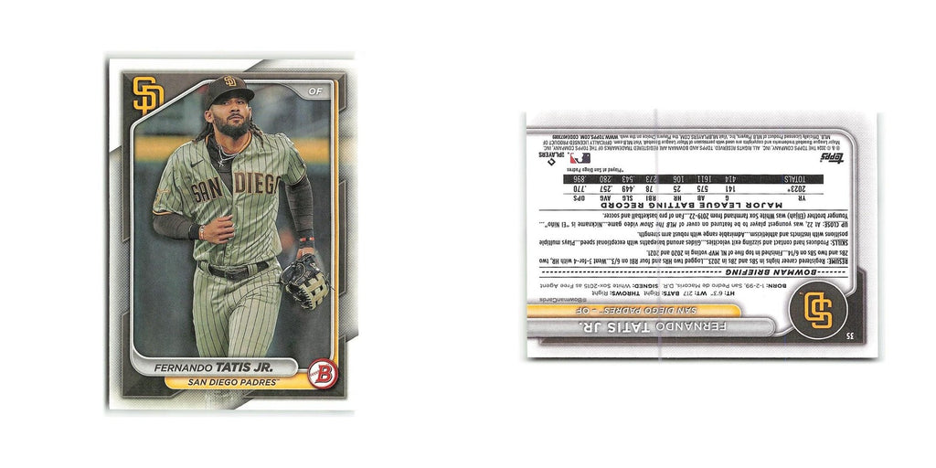 Fernando Tatis Jr. 2024 Bowman #35 San Diego Padres Baseball Card NM