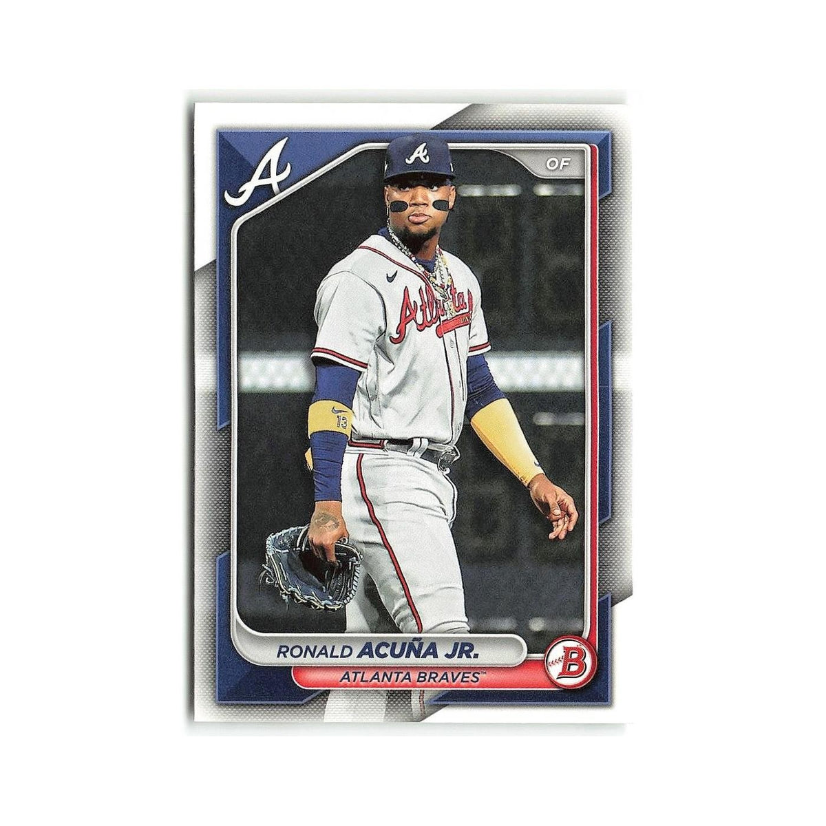 Ronald Acuna Jr. 2024 Bowman #32 Atlanta Braves Baseball Card NM