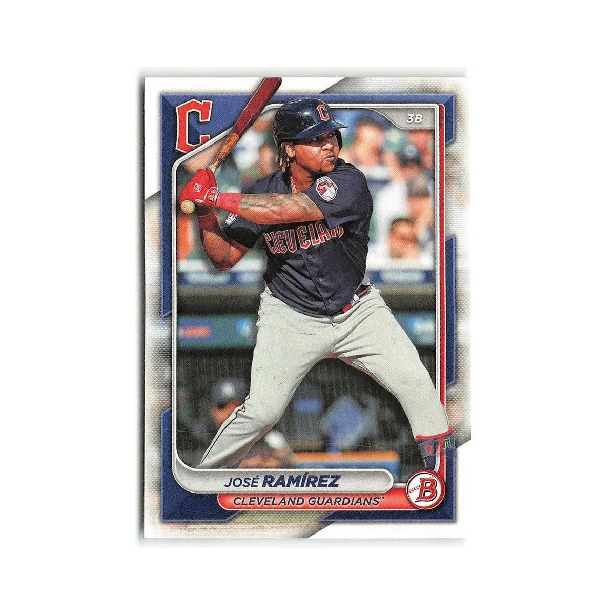 Jose Ramirez 2024 Bowman #65 Cleveland Guardians Baseball Card NM