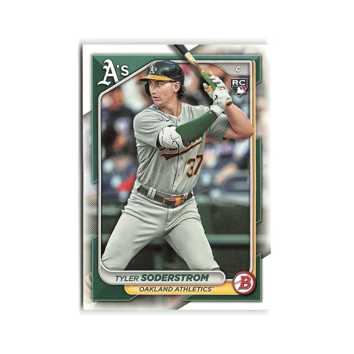 Tyler Soderstrom Rookie 2024 Bowman #15 Oakland Athletics Baseball Card NM