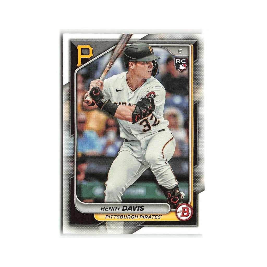 Henry Davis Rookie 2024 Bowman #61 Pittsburgh Pirates Baseball Card NM
