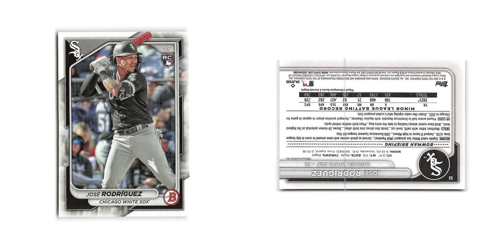 Jose Rodriguez 2024 Bowman #52 Chicago White Sox Baseball Card NM