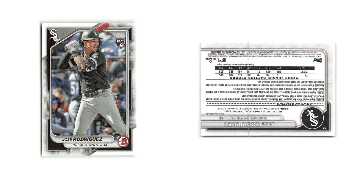 Jose Rodriguez 2024 Bowman #52 Chicago White Sox Baseball Card NM