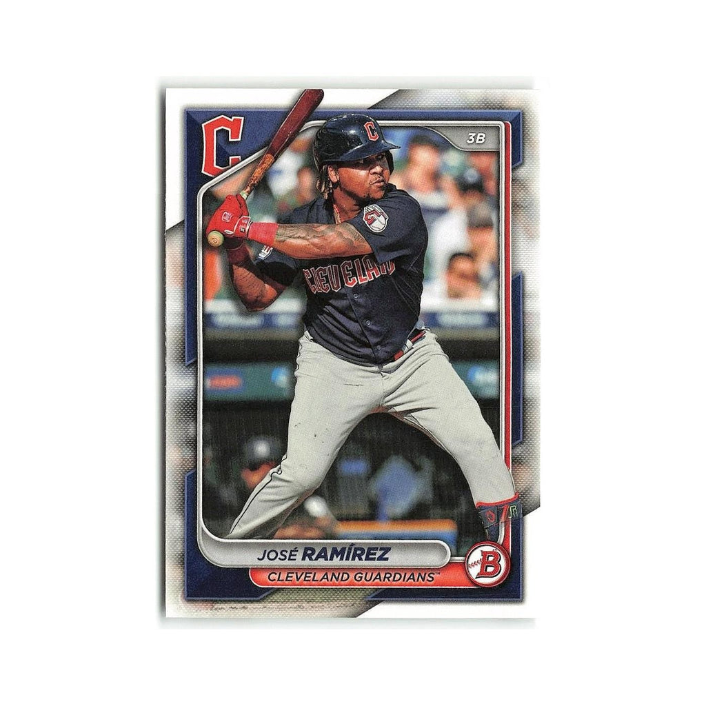 Jose Ramirez 2024 Bowman #65 Cleveland Guardians Baseball Card NM
