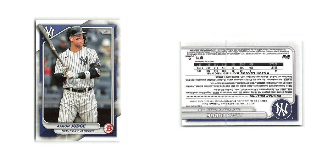 Aaron Judge 2024 Bowman #7 New York Yankees Baseball Card NM