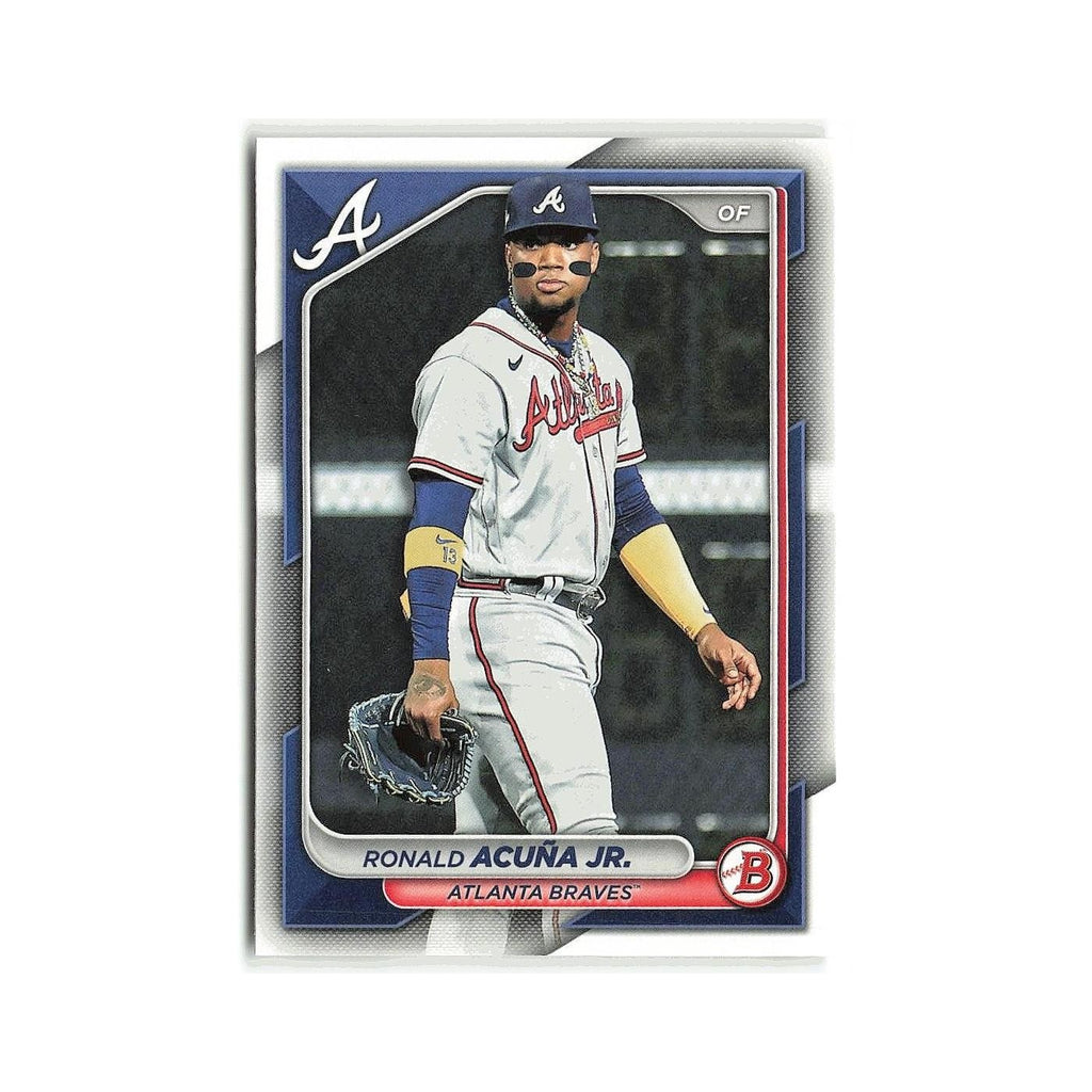 Ronald Acuna Jr. 2024 Bowman #32 Atlanta Braves Baseball Card NM