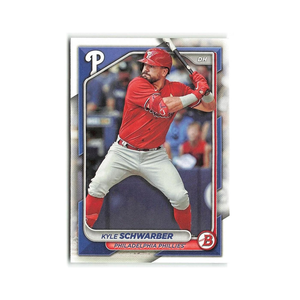Kyle Schwarber 2024 Bowman #89 Philadelphia Phillies Baseball Card NM