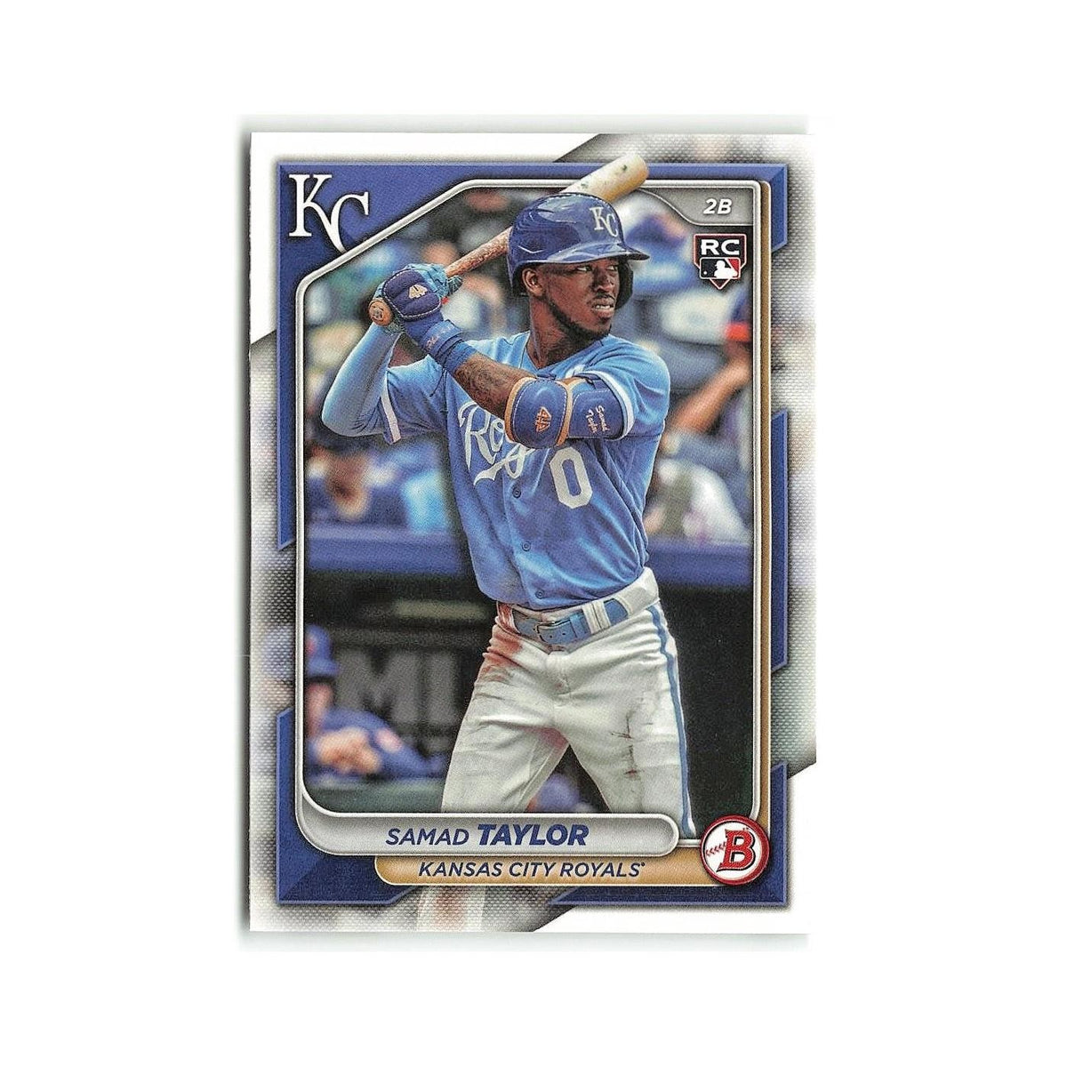 Samad Taylor Rookie 2024 Bowman #100 Kansas City Royals Baseball Card NM