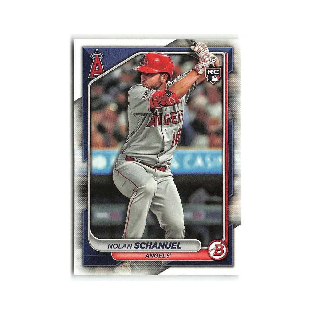 Nolan Schanuel Rookie 2024 Bowman #81 Los Angeles Angels Baseball Card NM