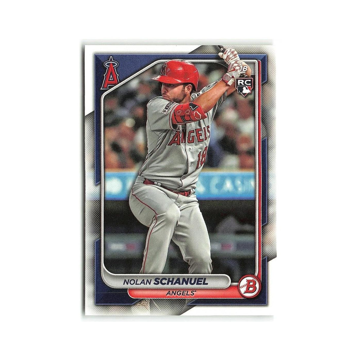 Nolan Schanuel Rookie 2024 Bowman #81 Los Angeles Angels Baseball Card NM