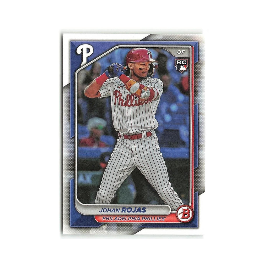 Johan Rojas Rookie 2024 Bowman #86 Philadelphia Phillies Baseball Card NM