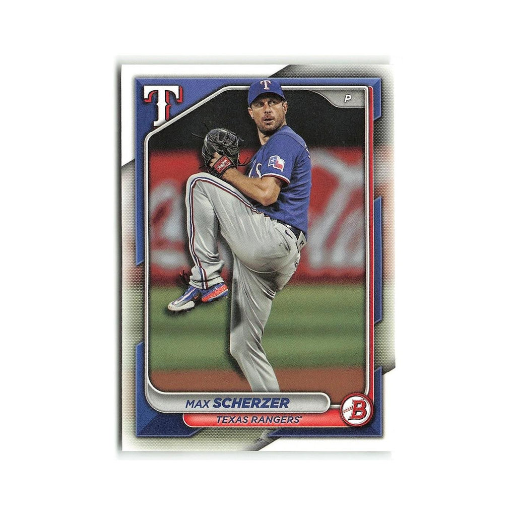 Max Scherzer 2024 Bowman #99 Texas Rangers Baseball Card NM