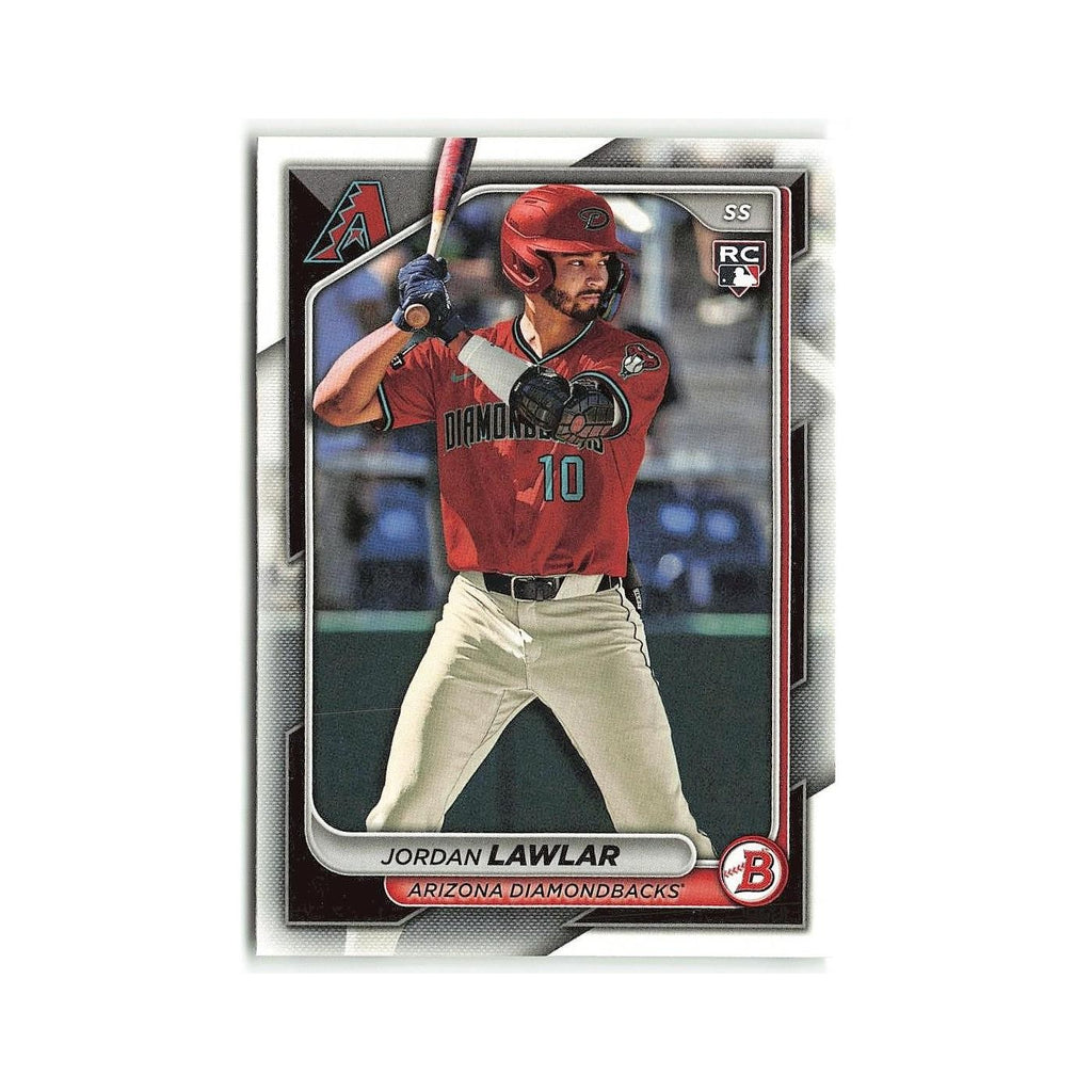 Jordan Lawlar Rookie 2024 Bowman #96 Arizona Diamondbacks Baseball Card NM