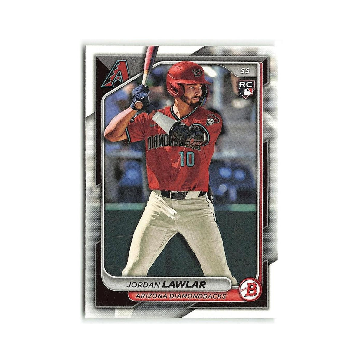 Jordan Lawlar Rookie 2024 Bowman #96 Arizona Diamondbacks Baseball Card NM