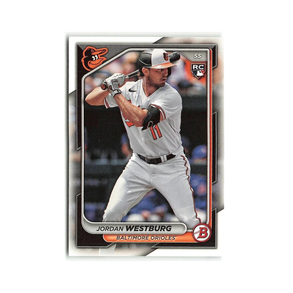 Jordan Westburg Rookie 2024 Bowman #42 Baltimore Orioles Baseball Card NM