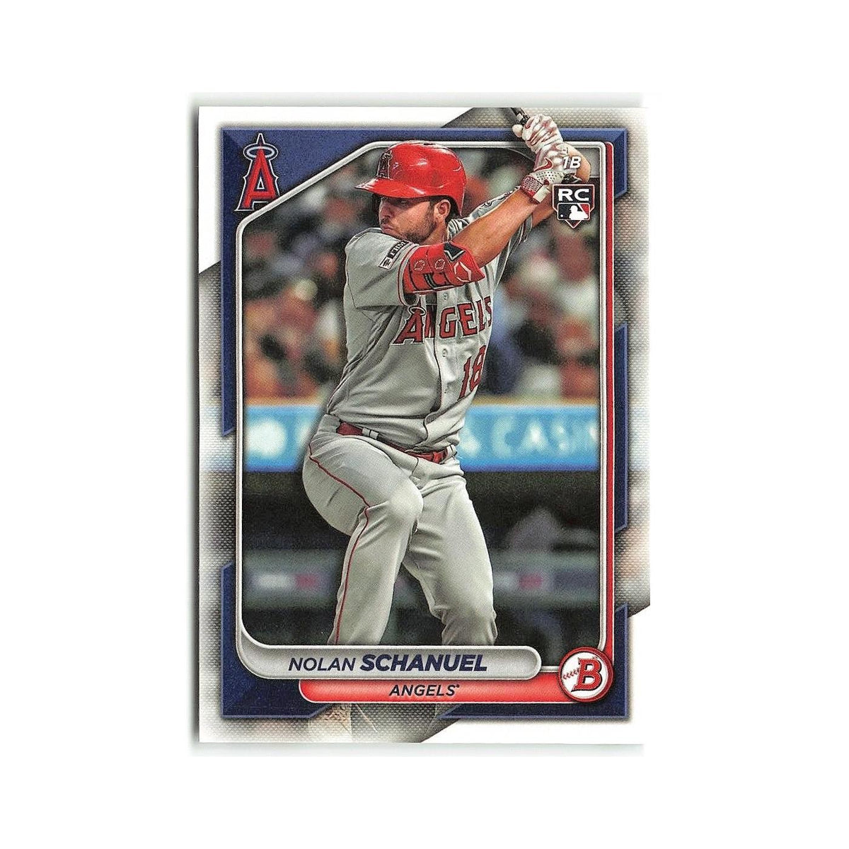 Nolan Schanuel Rookie 2024 Bowman #81 Los Angeles Angels Baseball Card NM