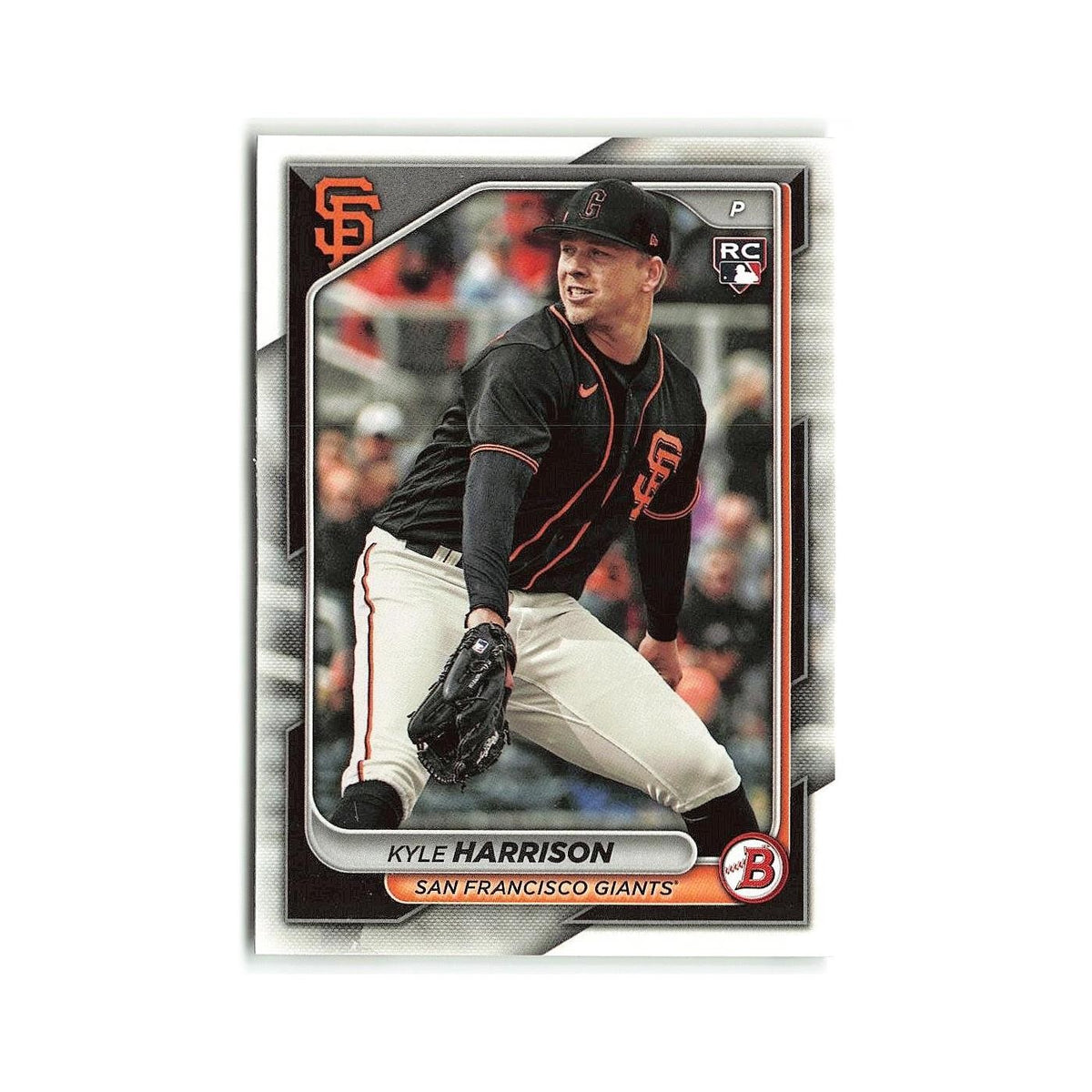 Kyle Harrison Rookie 2024 Bowman #11 San Francisco Giants Baseball Card NM