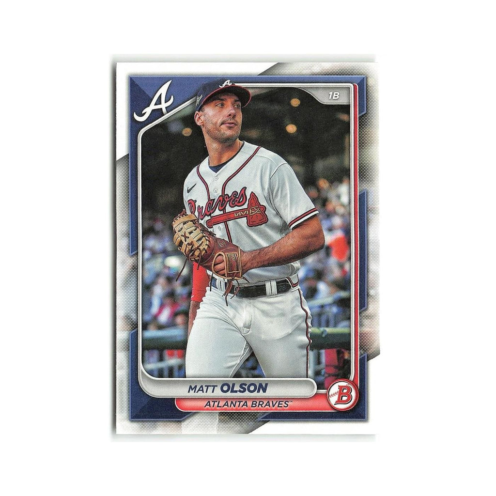 Matt Olson 2024 Bowman #54 Atlanta Braves Baseball Card NM