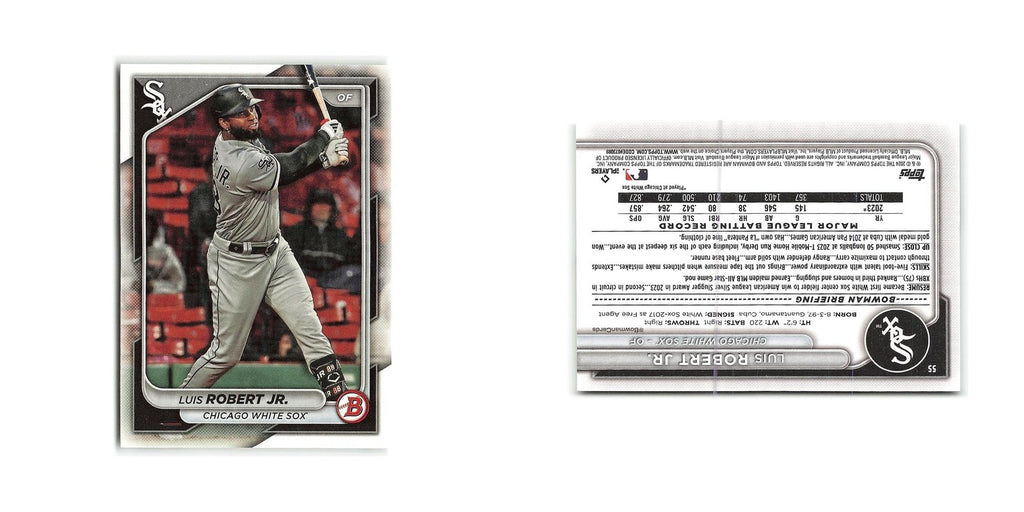 Luis Robert Jr. 2024 Bowman #55 Chicago White Sox Baseball Card NM