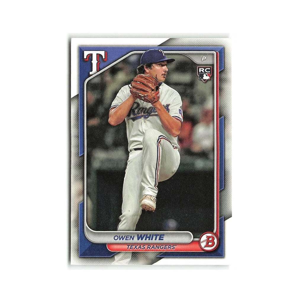 Owen White Rookie 2024 Bowman #57 Texas Rangers Baseball Card NM