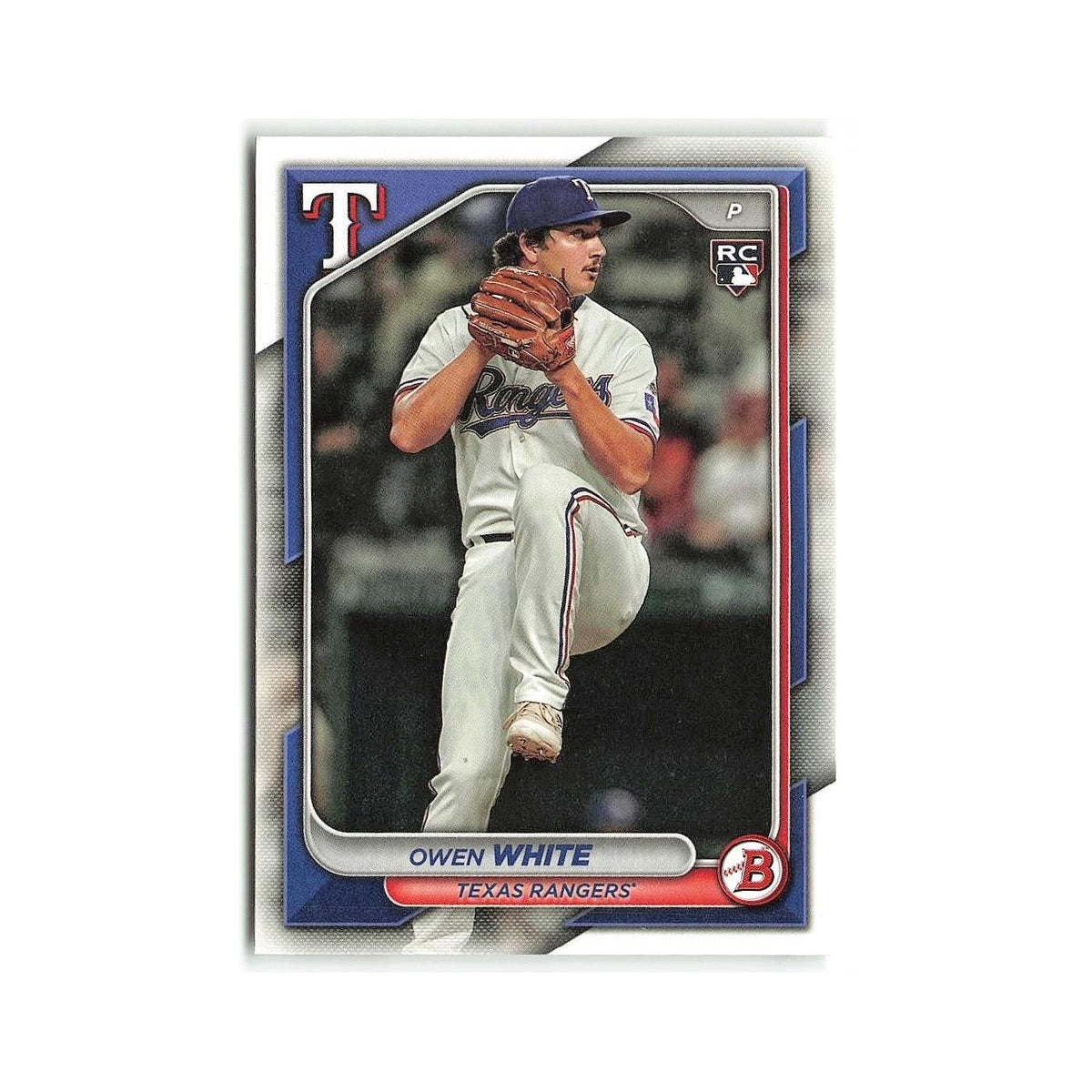 Owen White Rookie 2024 Bowman #57 Texas Rangers Baseball Card NM