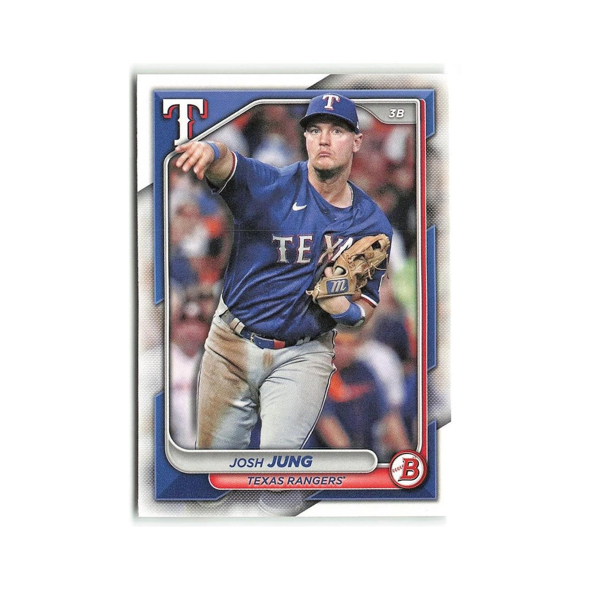 Josh Jung 2024 Bowman #98 Texas Rangers Baseball Card NM