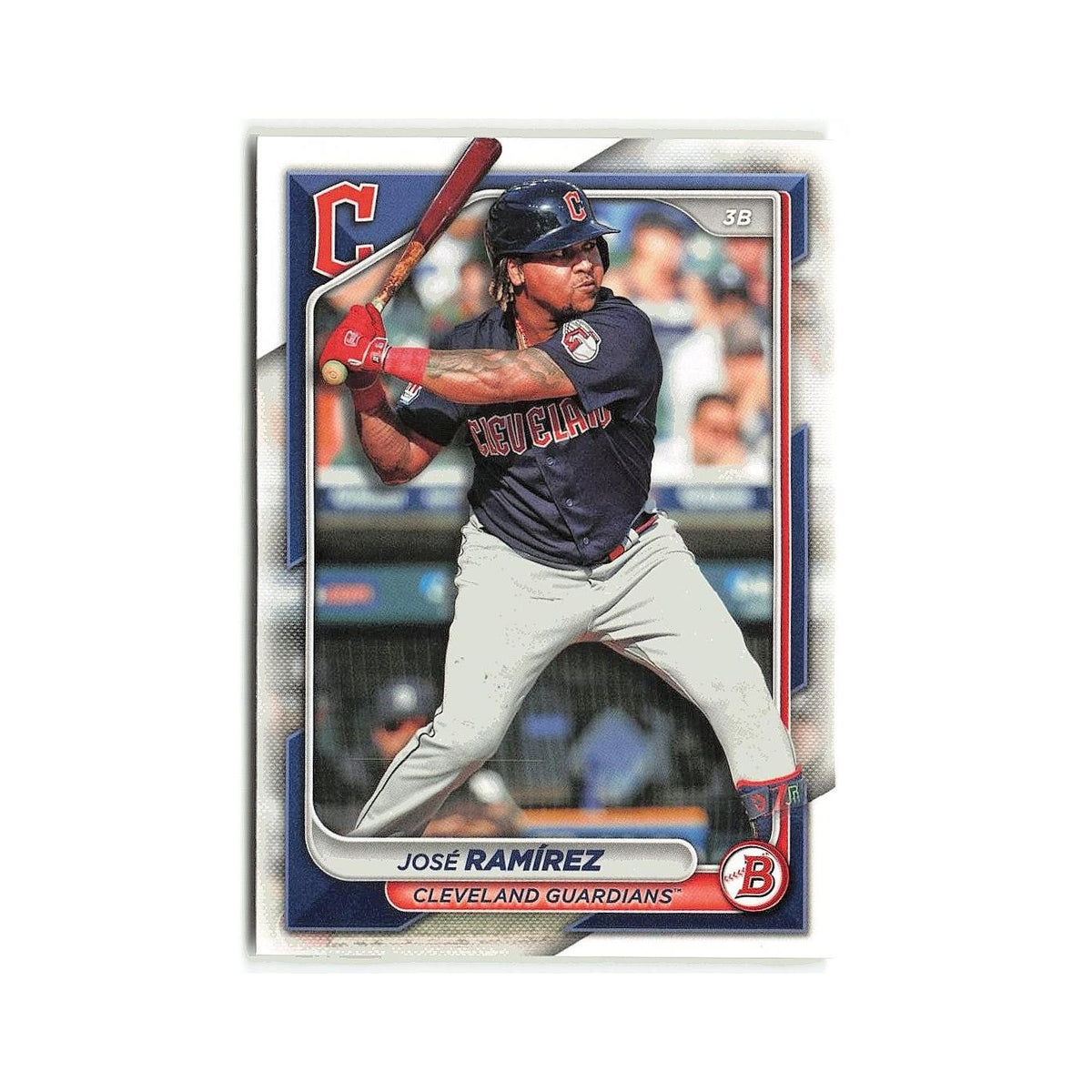 Jose Ramirez 2024 Bowman #65 Cleveland Guardians Baseball Card NM