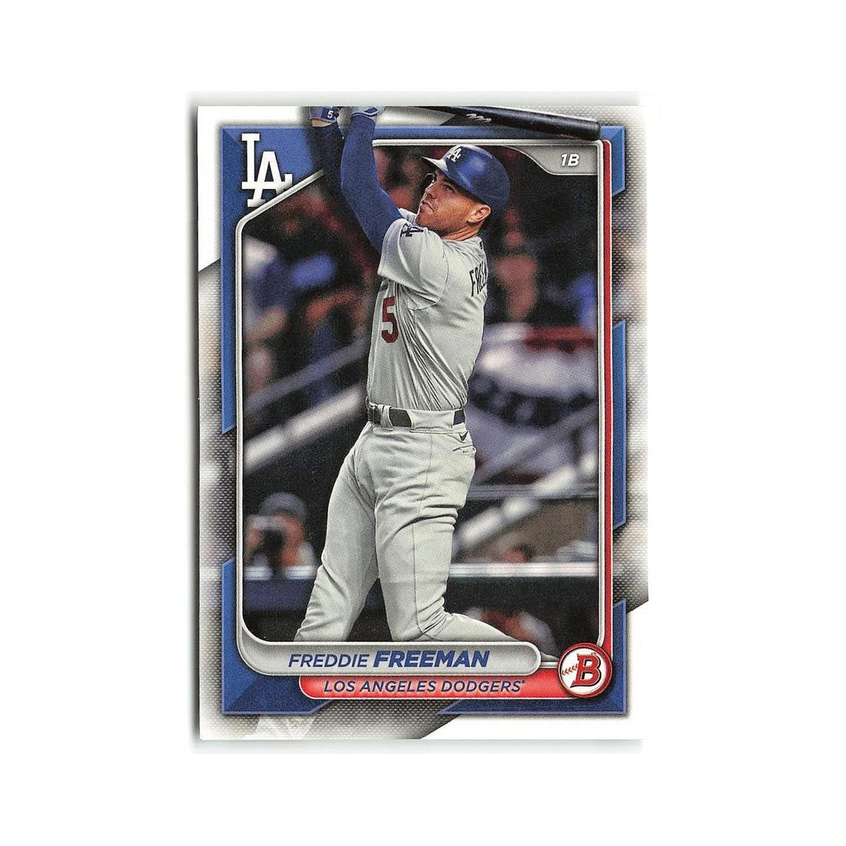 Freddie Freeman 2024 Bowman #43 Los Angeles Dodgers Baseball Card NM