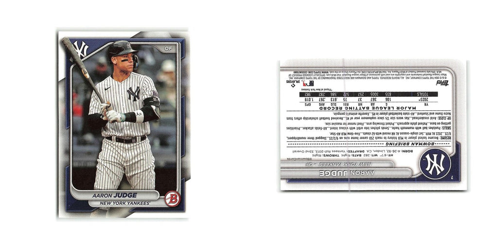 Aaron Judge 2024 Bowman #7 New York Yankees Baseball Card NM