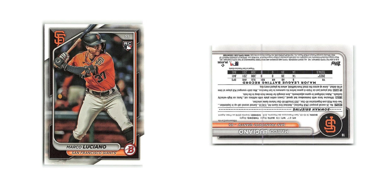 Marco Luciano Rookie 2024 Bowman #18 San Francisco Giants Baseball Card NM