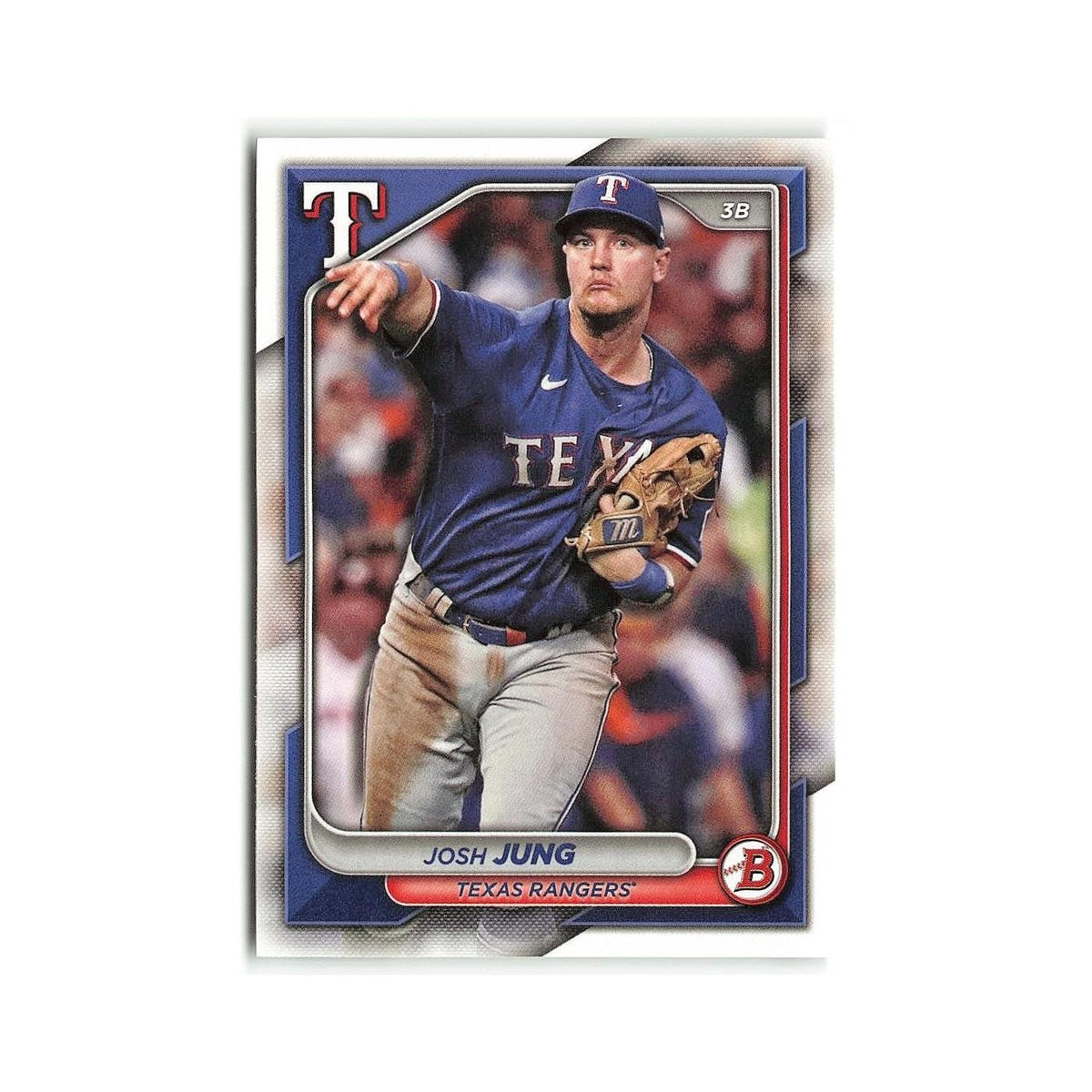 Josh Jung 2024 Bowman #98 Texas Rangers Baseball Card NM