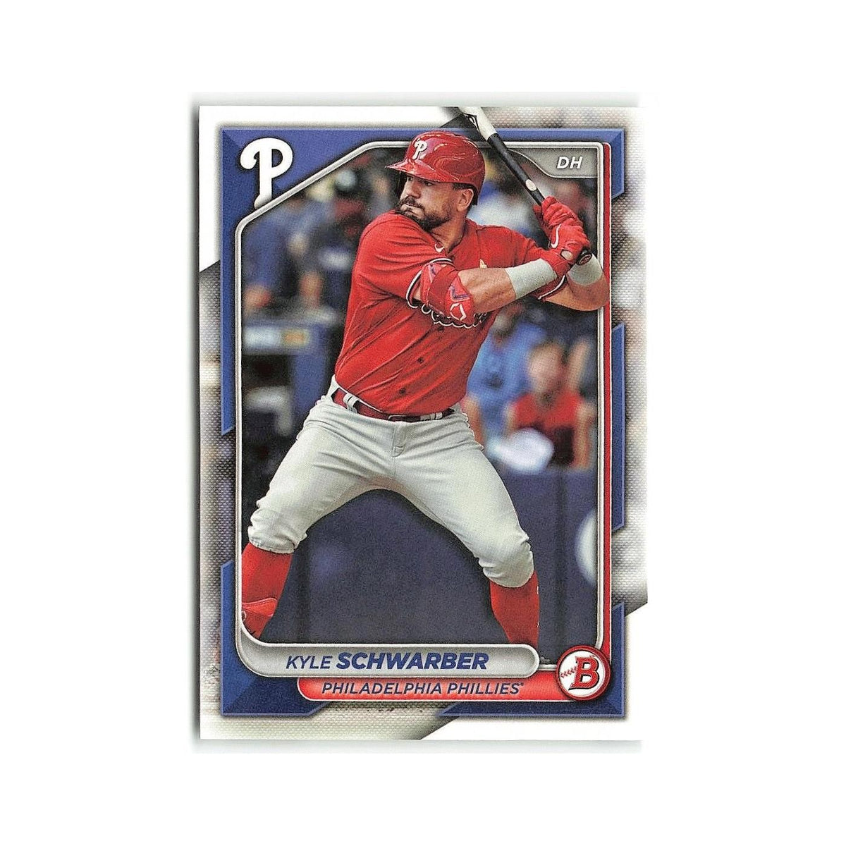 Kyle Schwarber 2024 Bowman #89 Philadelphia Phillies Baseball Card NM
