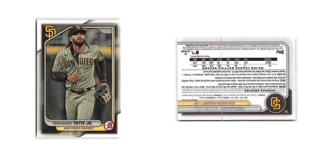 Fernando Tatis Jr. 2024 Bowman #35 San Diego Padres Baseball Card NM