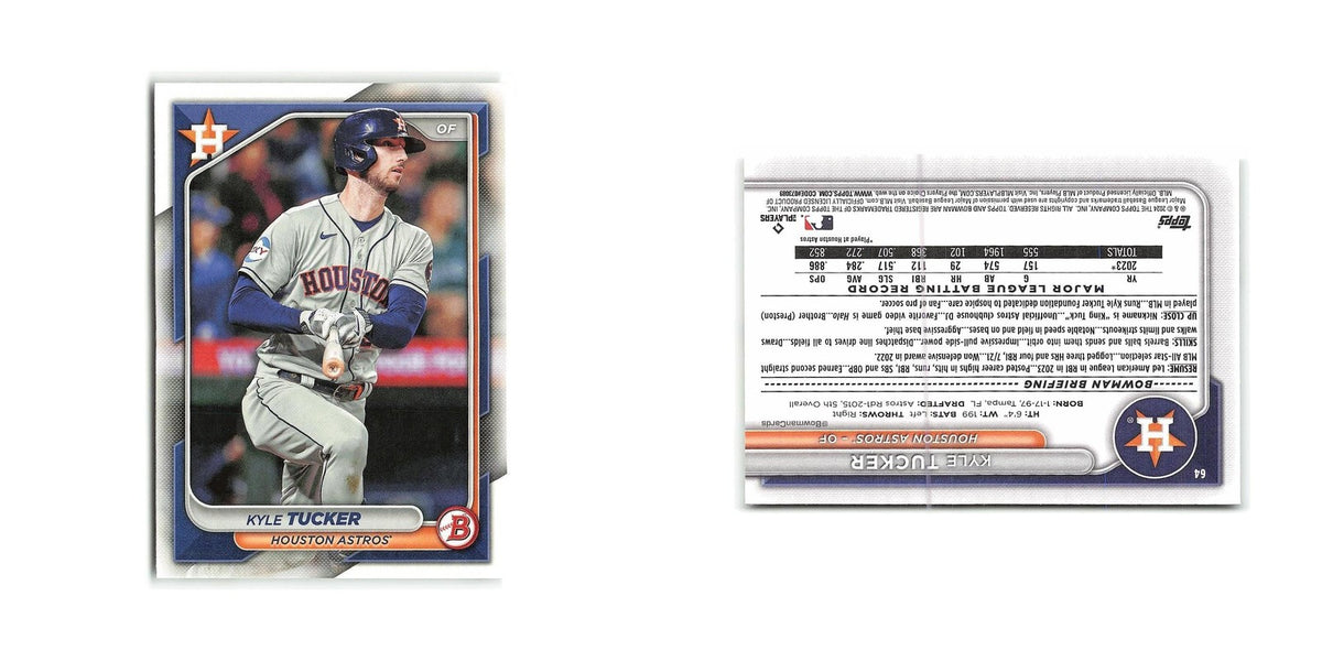 Kyle Tucker 2024 Bowman #64 Houston Astros Baseball Card NM