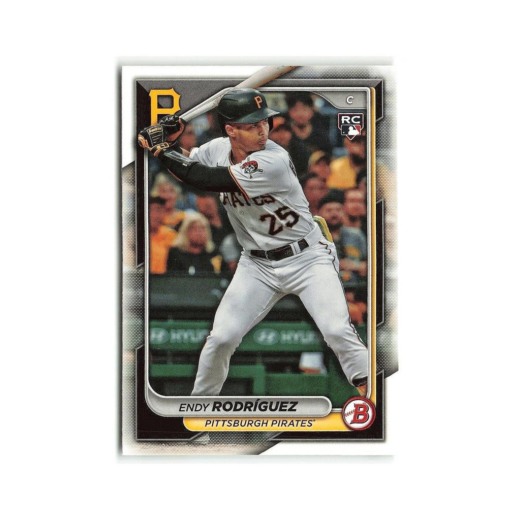 Endy Rodriguez Rookie 2024 Bowman #68 Pittsburgh Pirates Baseball Card NM