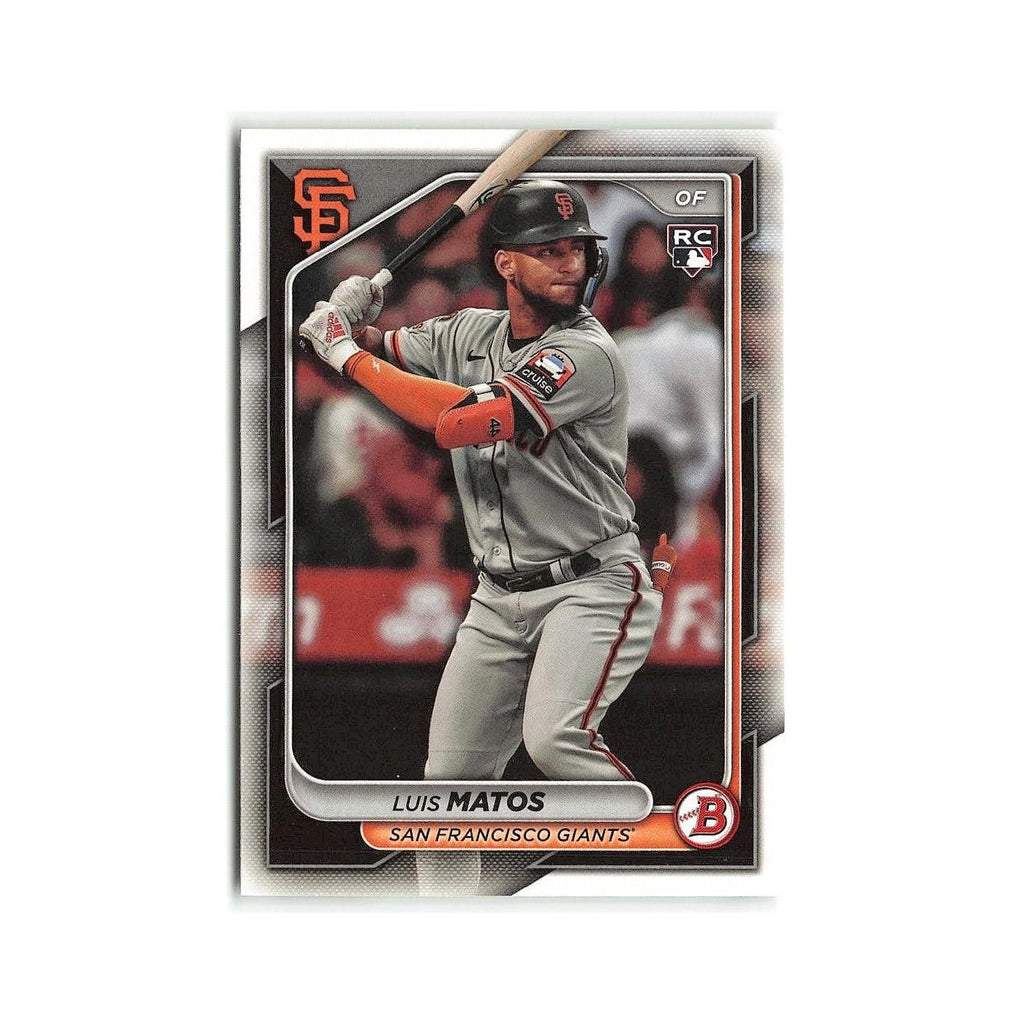 Luis Matos Rookie 2024 Bowman #12 San Francisco Giants Baseball Card NM