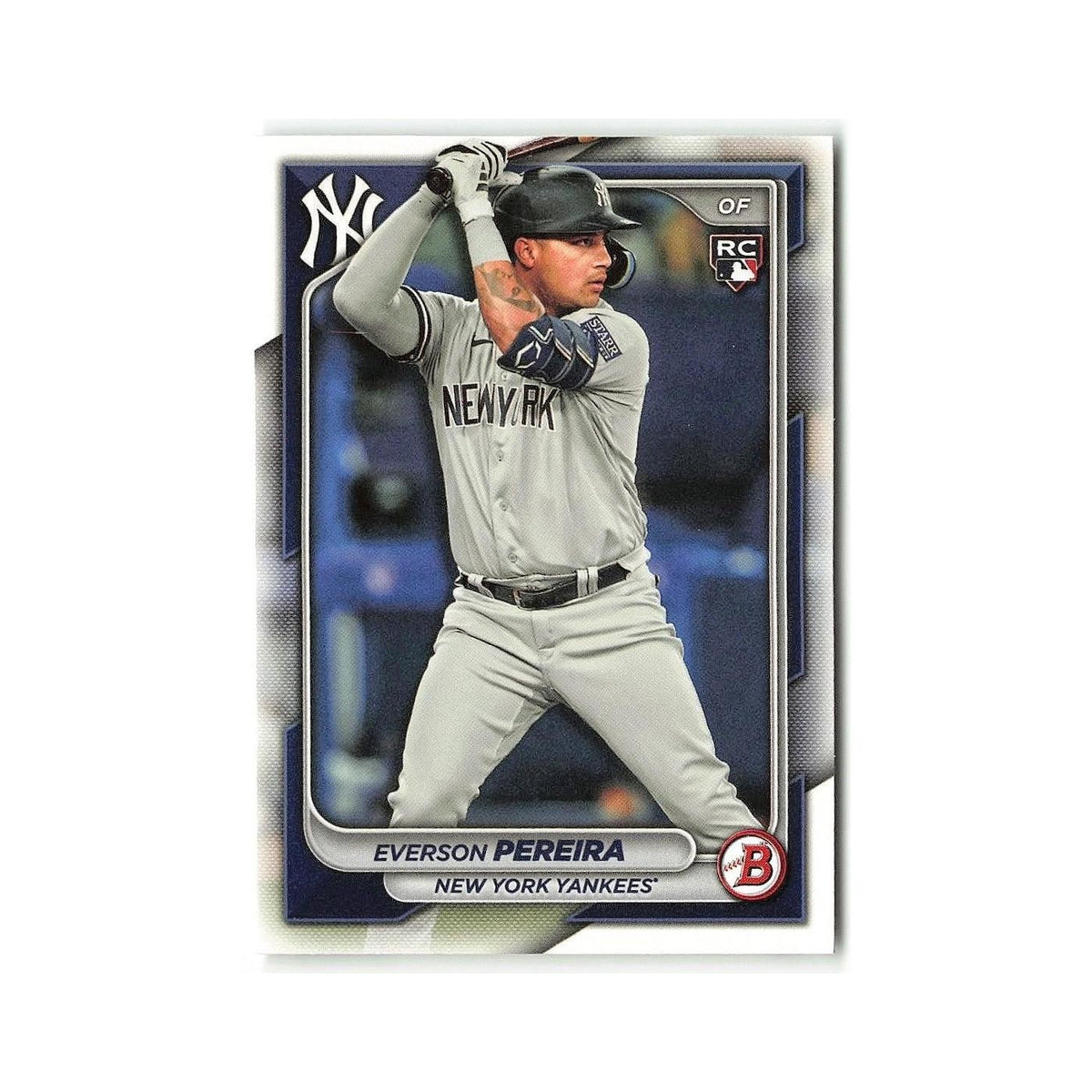 Everson Pereira Rookie 2024 Bowman #93 New York Yankees Baseball Card NM