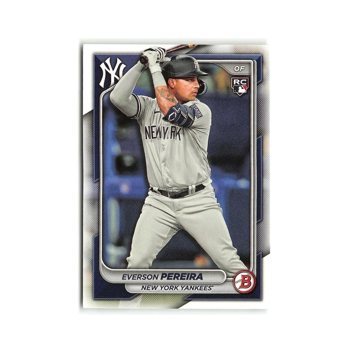 Everson Pereira Rookie 2024 Bowman #93 New York Yankees Baseball Card NM